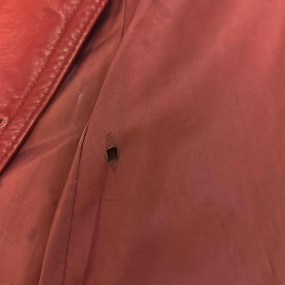 Vintage Leather Trench Coat - Picture 8 of 8